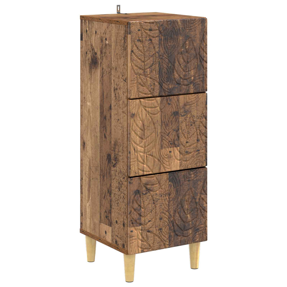 vidaXL Ladenkast Wit 33 x 34,5 x 90 cm Bewerkt hout