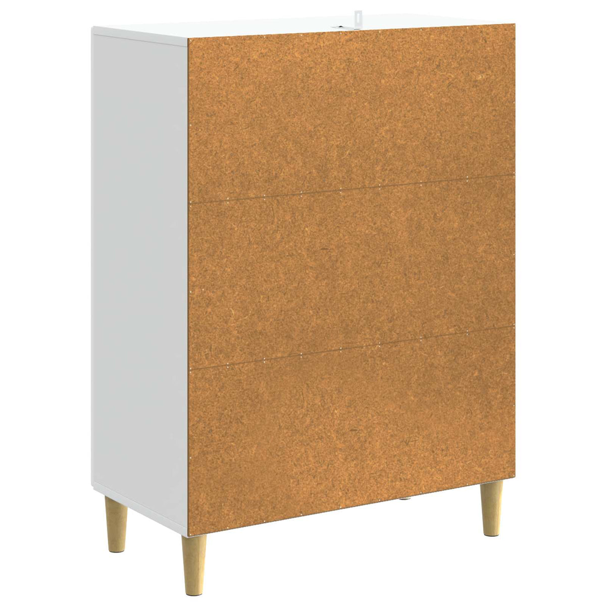 vidaXL Dressoir Wit 66 x 34,5 x 90 cm Bewerkt hout