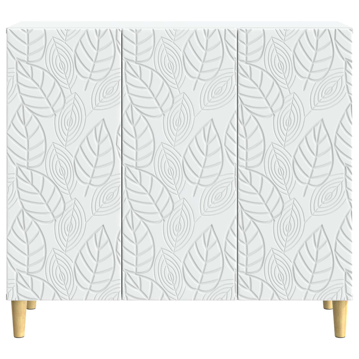 vidaXL Dressoir Wit 89 x 34,5 x 80 cm Bewerkt hout