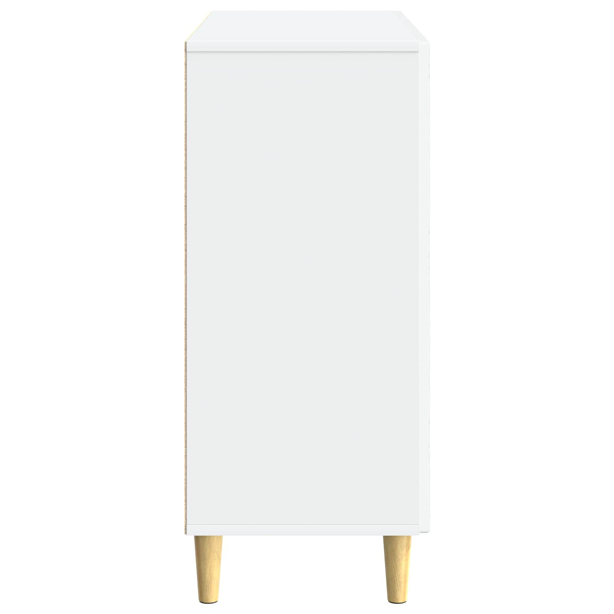 vidaXL Dressoir Wit 89 x 34,5 x 80 cm Bewerkt hout
