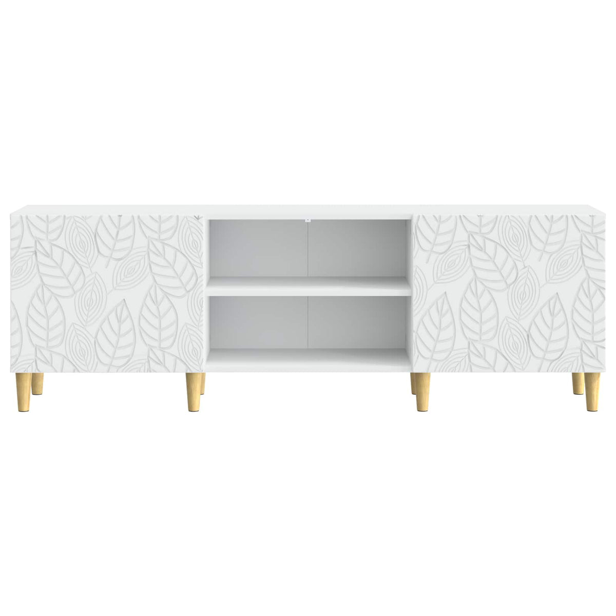 vidaXL TV-kast 150 x 31 x 50 cm Wit Bewerkt hout