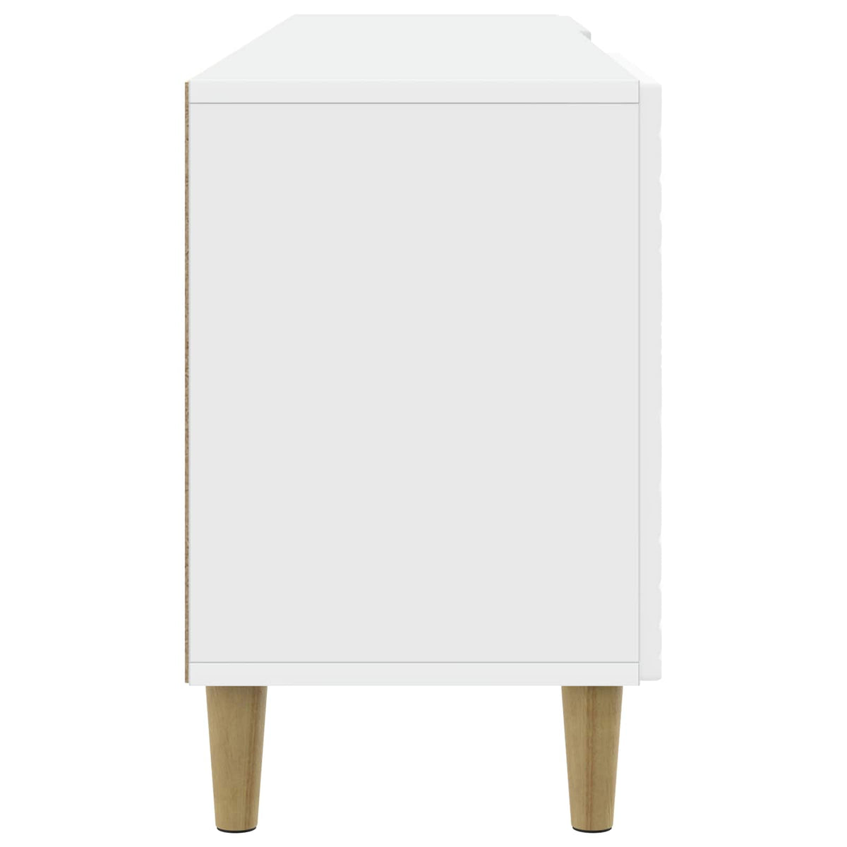 vidaXL TV-kast 150 x 31 x 50 cm Wit Bewerkt hout