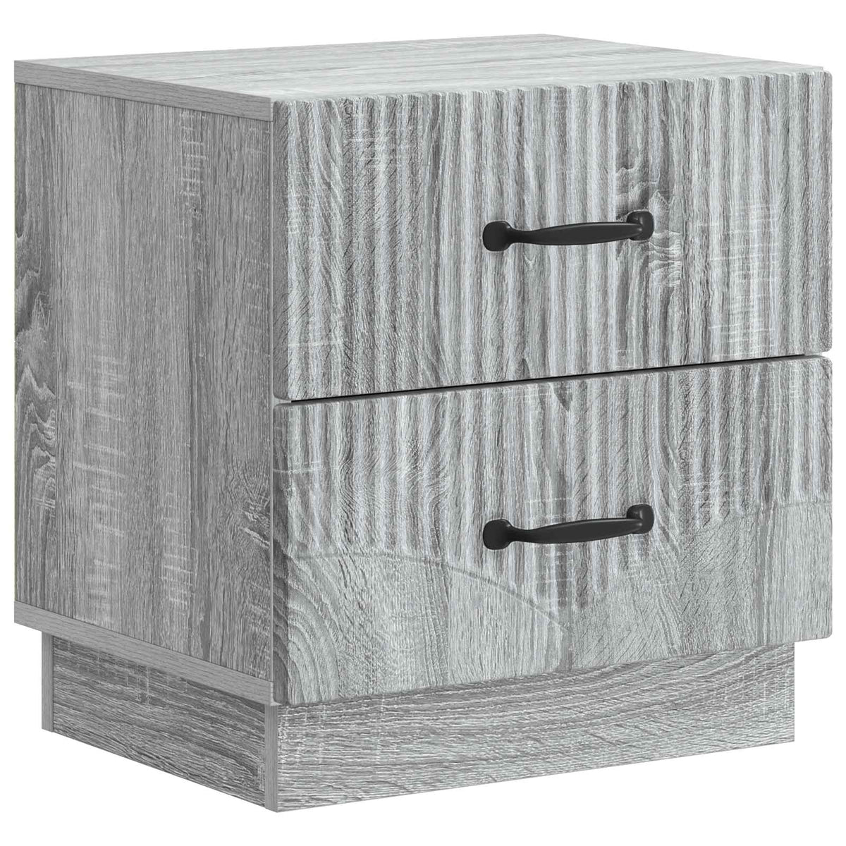 vidaXL Nachtkastje met lade 2 pcs Wit 43 x 34,5 x 44,5 cm Bewerkt hout