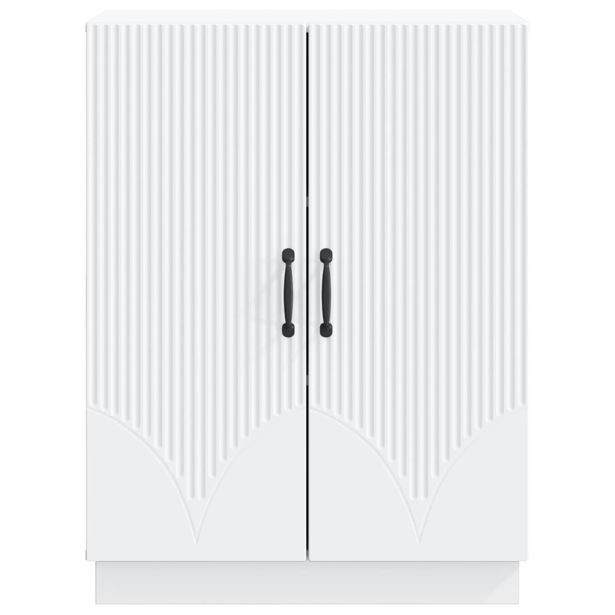 vidaXL Dressoir Zwart 66 x 34,5 x 87 cm Bewerkt hout
