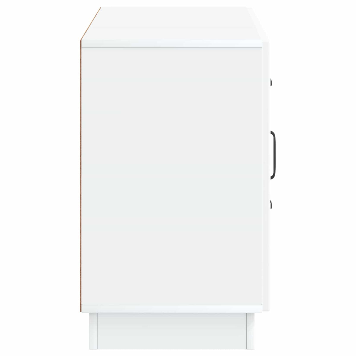 vidaXL Dressoir met lade Zwart 89 x 34,5 x 57 cm Bewerkt hout