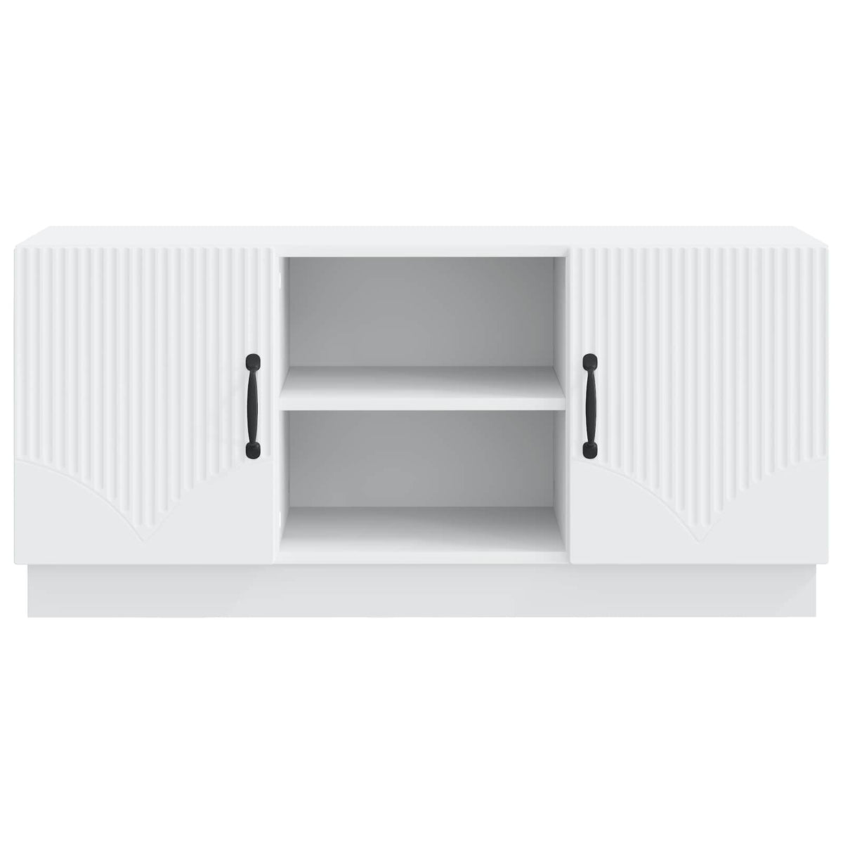vidaXL TV-kast Zwart 102 x 34,5 x 47 cm Bewerkt hout