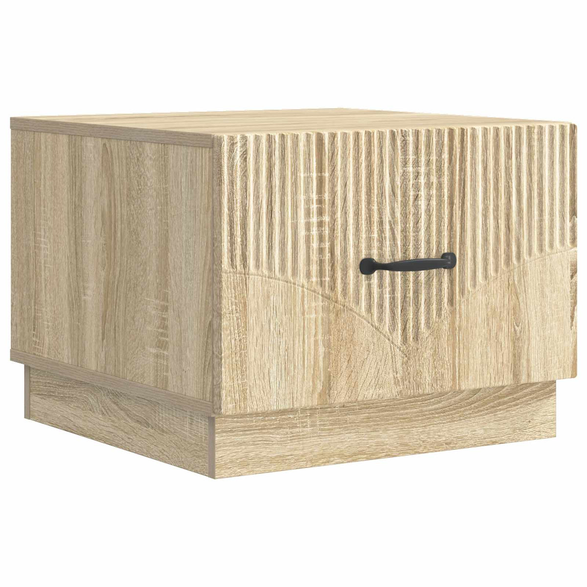 vidaXL Salontafel met lade Zwart 49 x 50 x 37 cm Bewerkt hout