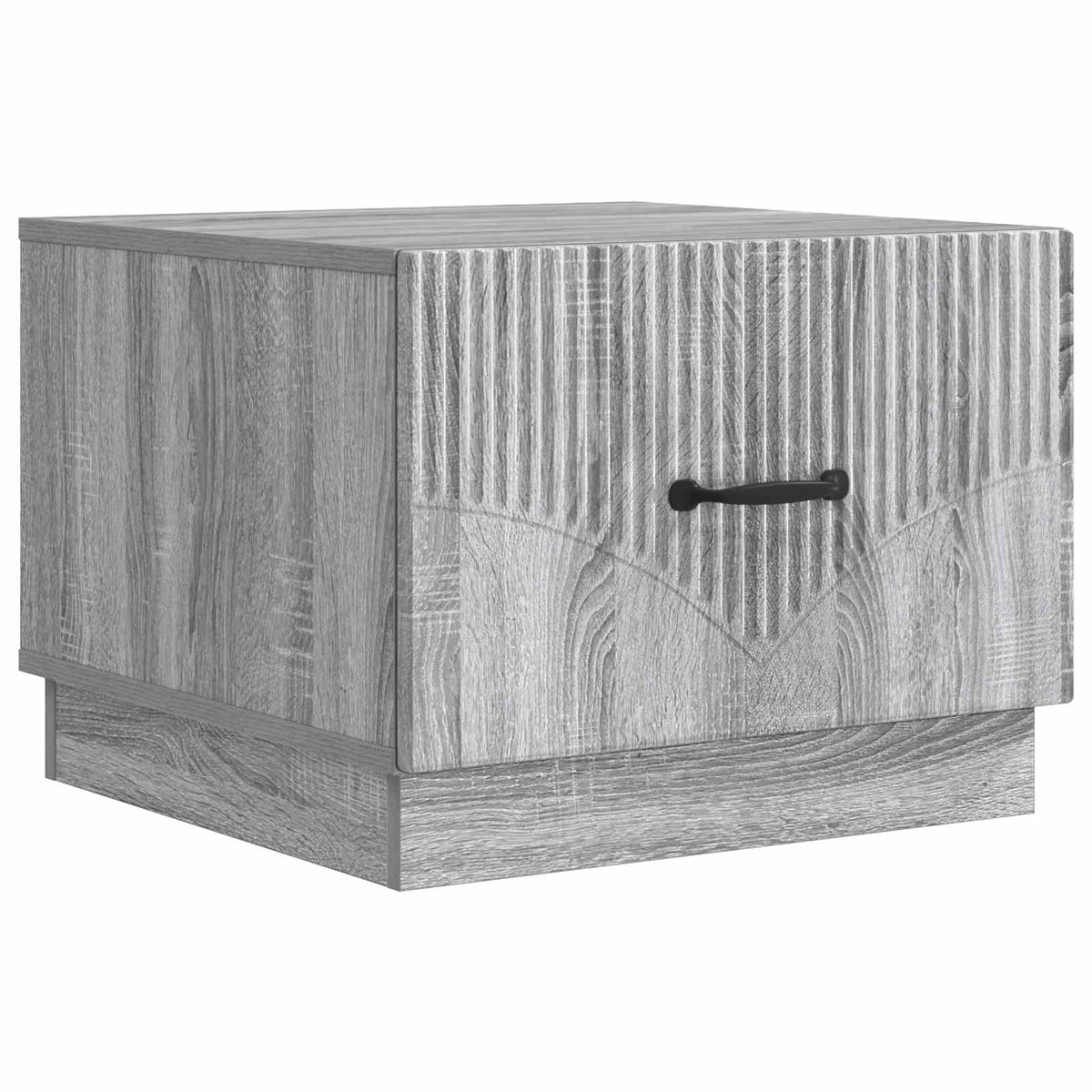 vidaXL Salontafel met lade Zwart 49 x 50 x 37 cm Bewerkt hout
