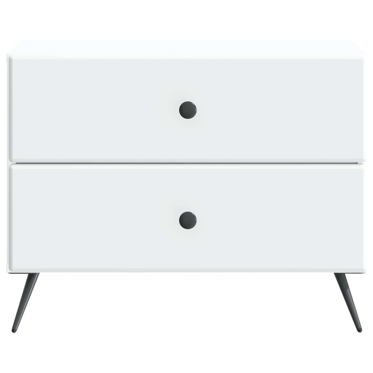 vidaXL Nachtkastje met lade Zwart 62 x 34,5 x 47,5 cm Bewerkt hout