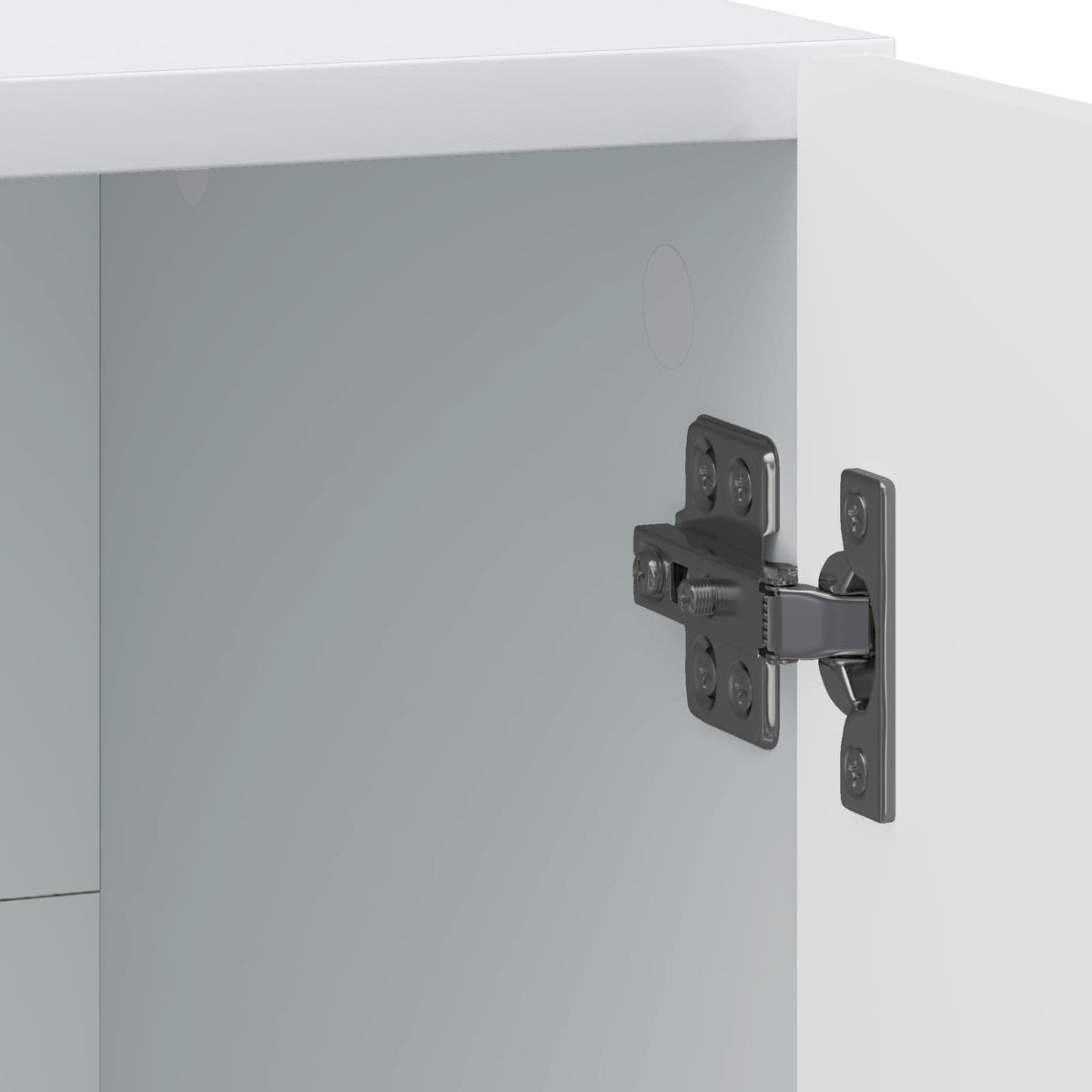 vidaXL Nachtkastje 2 pcs Wit 43 x 34,5 x 47 cm Bewerkt hout