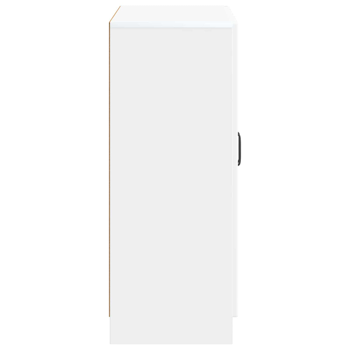 vidaXL Dressoir Zwart 66 x 34,5 x 87 cm Bewerkt hout