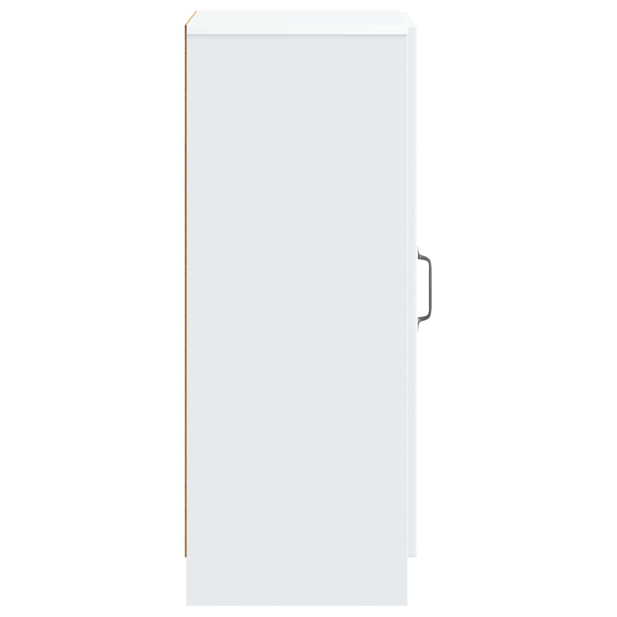 vidaXL Dressoir Zwart 33 x 34,5 x 87 cm Bewerkt hout