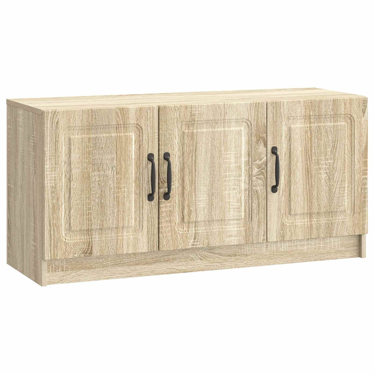 vidaXL TV-kast Zwart 99 x 34,5 x 47 cm Bewerkt hout