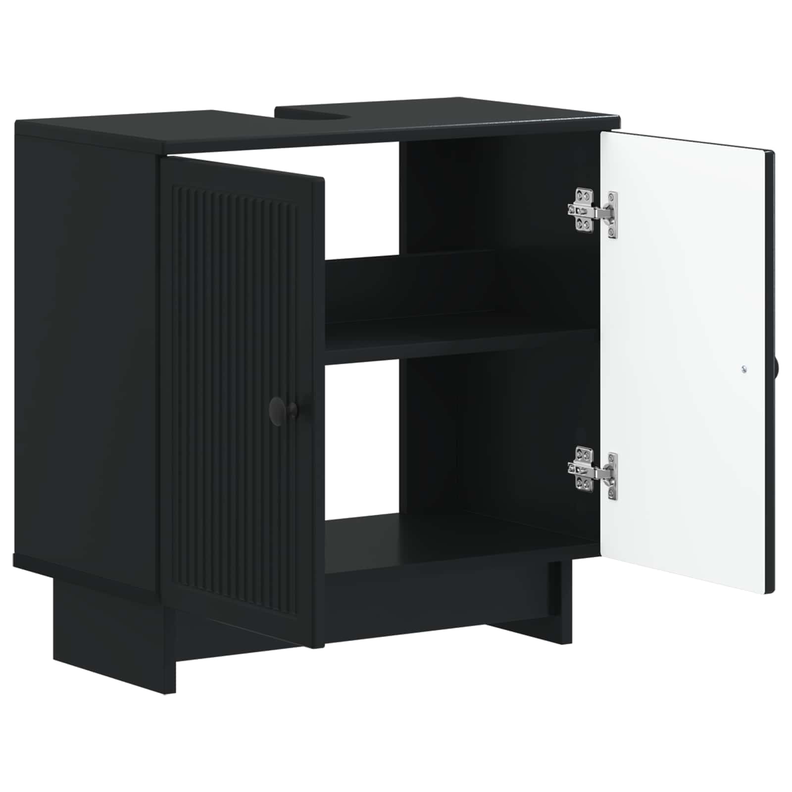 vidaXL Badkamer wastafelkast UTRECHT Wit 59,5 x 31,5 x 59 cm