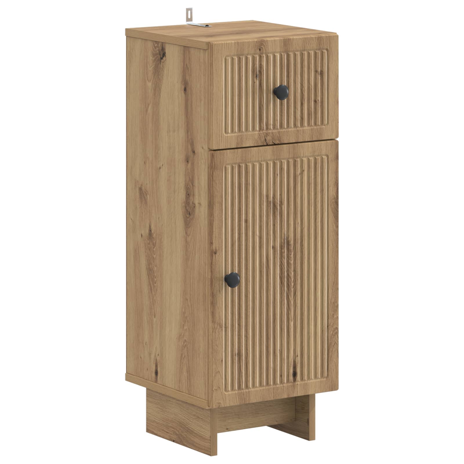 vidaXL Badkamer Opbergkast EDE Wit 30 x 31 x 80 cm Bewerkt hout