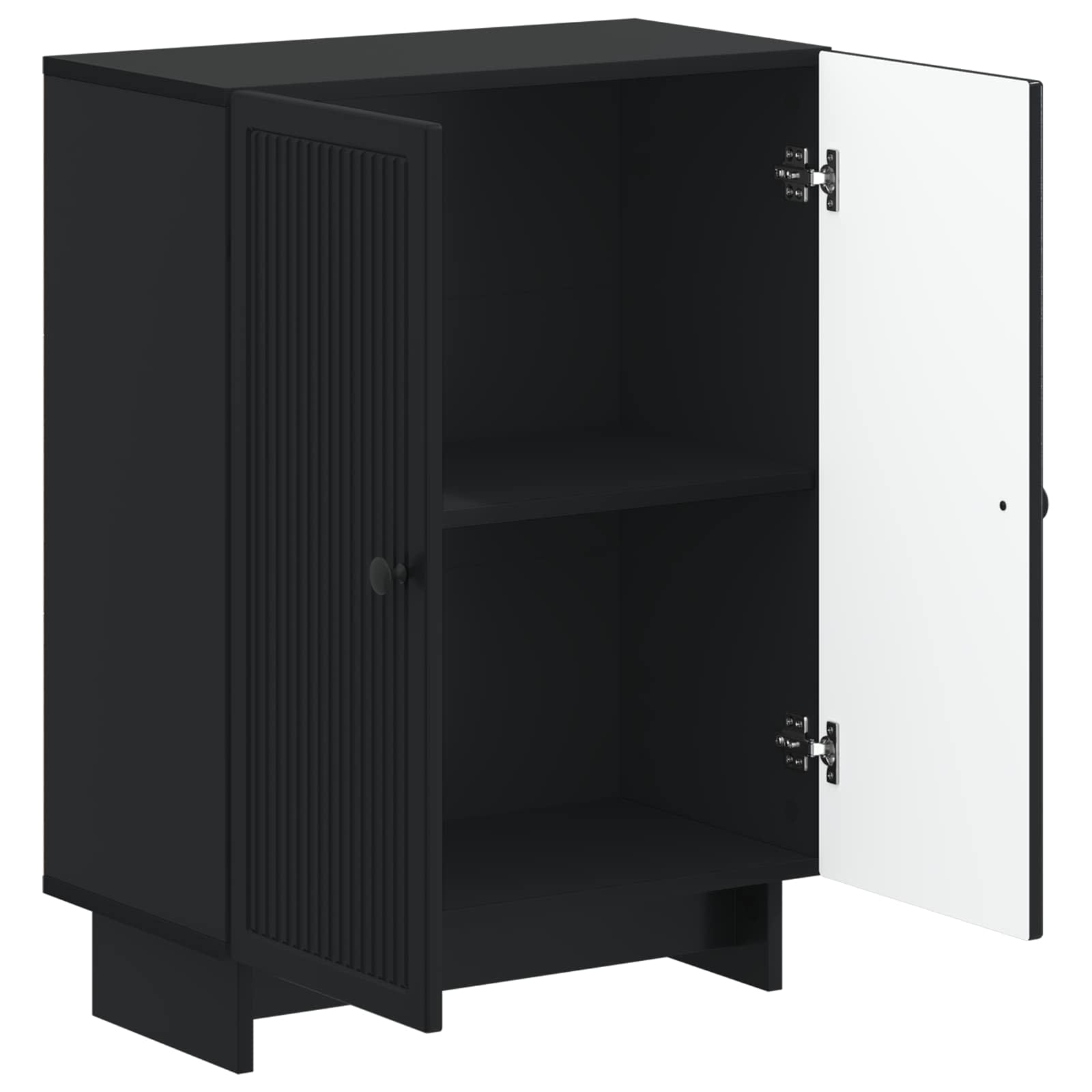 vidaXL Badkamer Opbergkast EDE Wit 59,5 x 31 x 80 cm Bewerkt hout