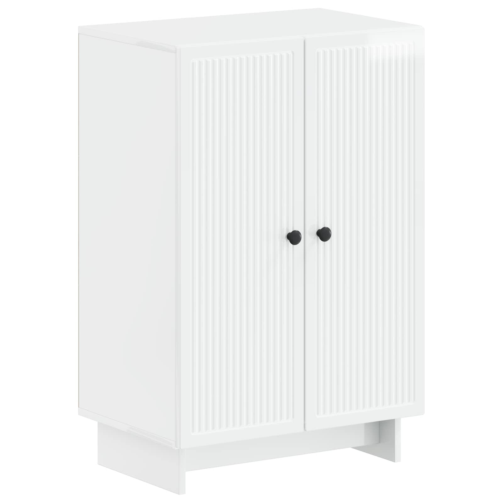 vidaXL Schoenenkast EDE 59,5 x 39,5 x 90 cm Bewerkt hout Wit