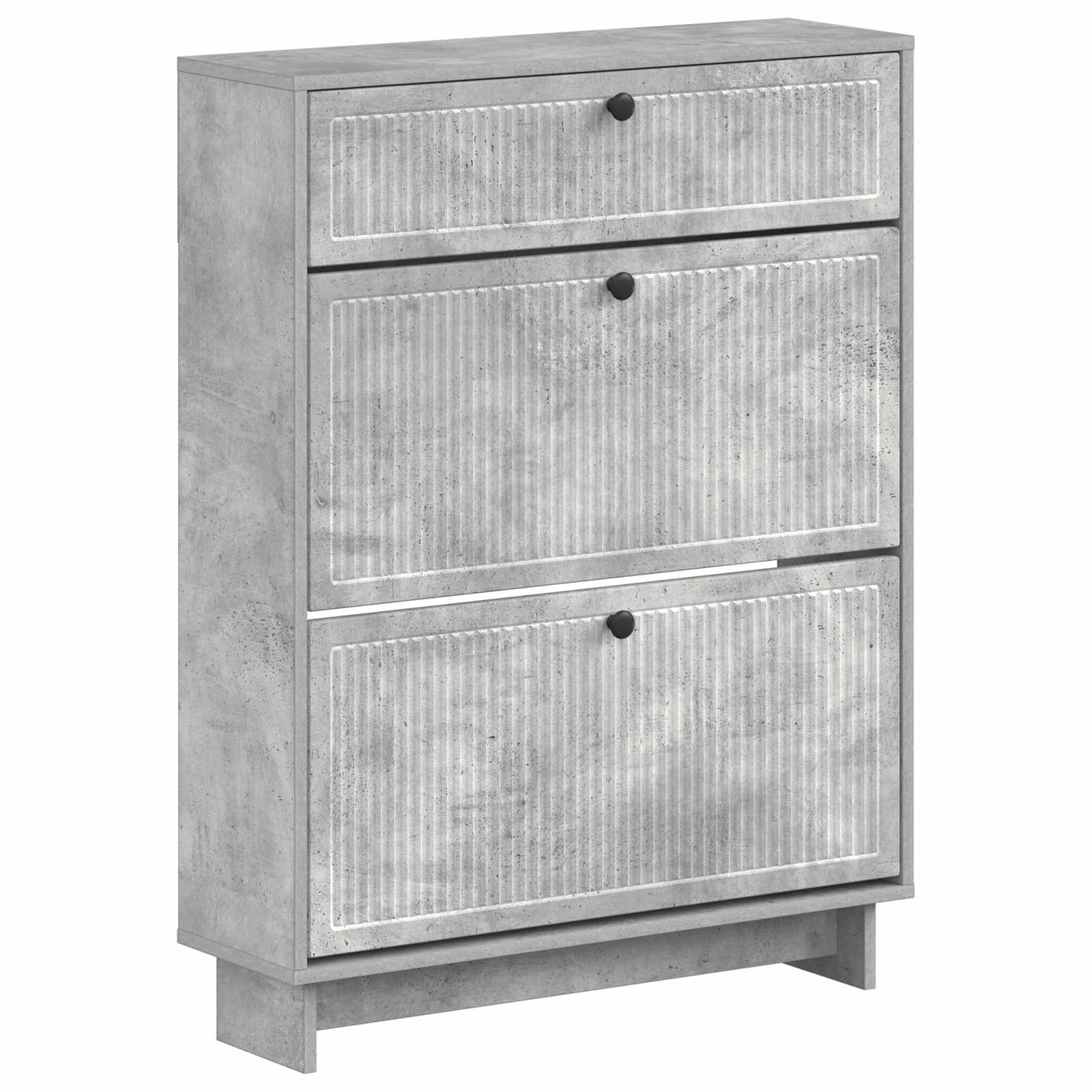 vidaXL Schoenenkast EDE 78 x 24 x 103 cm Bewerkt hout Wit