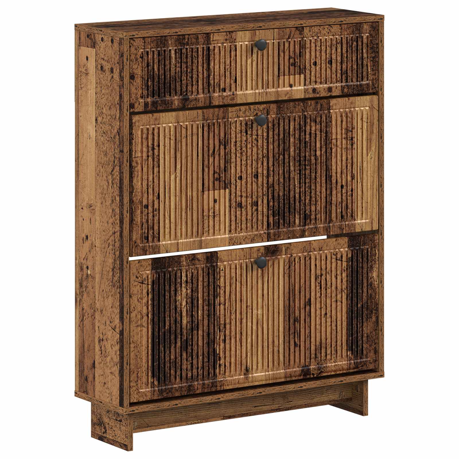 vidaXL Schoenenkast EDE 78 x 24 x 103 cm Bewerkt hout Wit