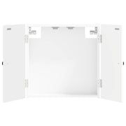 vidaXL Dartbord Kabinet EDE Wit 52,5 x 10,5 x 53,5 cm Bewerkt hout