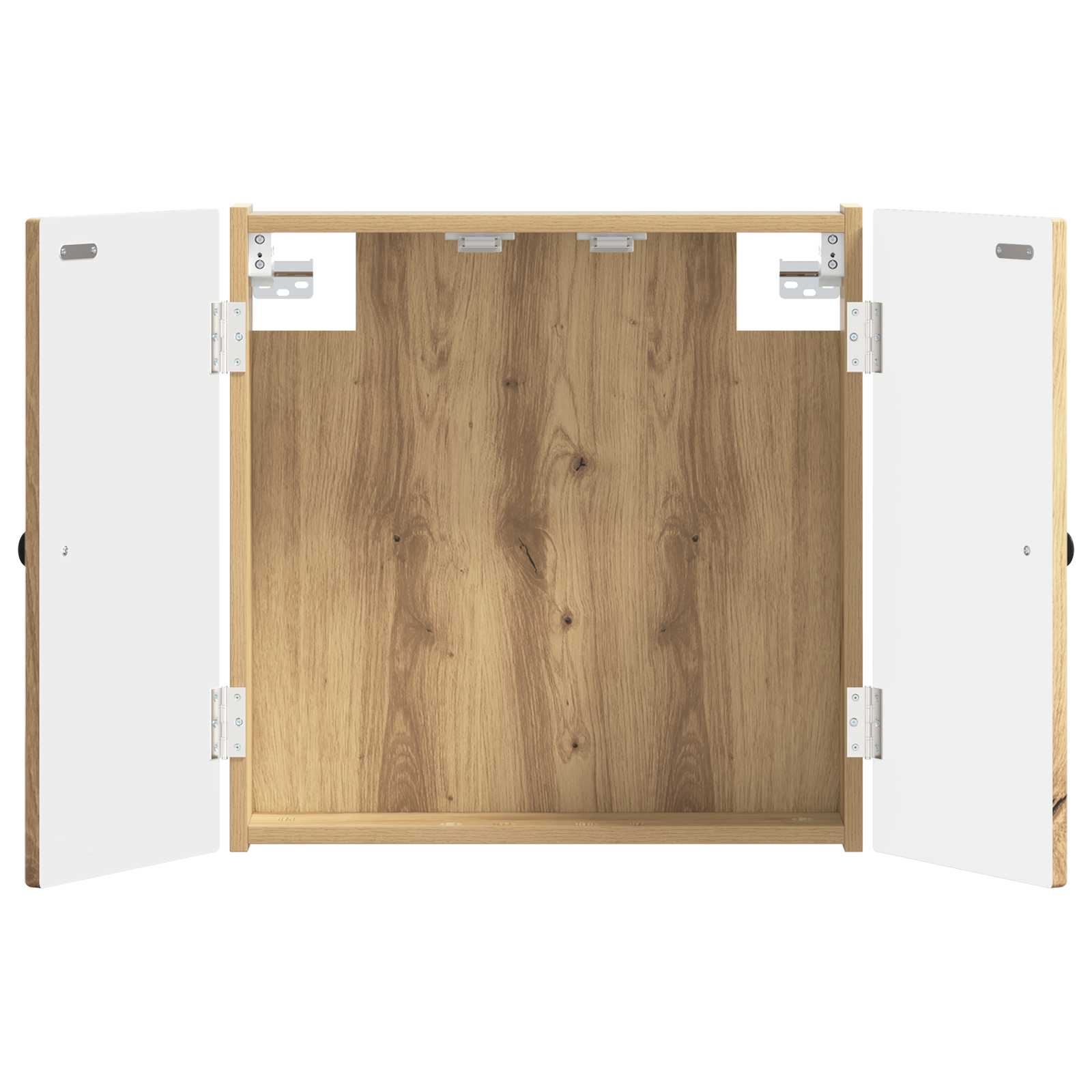 vidaXL Dartbord Kabinet EDE Wit 52,5 x 10,5 x 53,5 cm Bewerkt hout