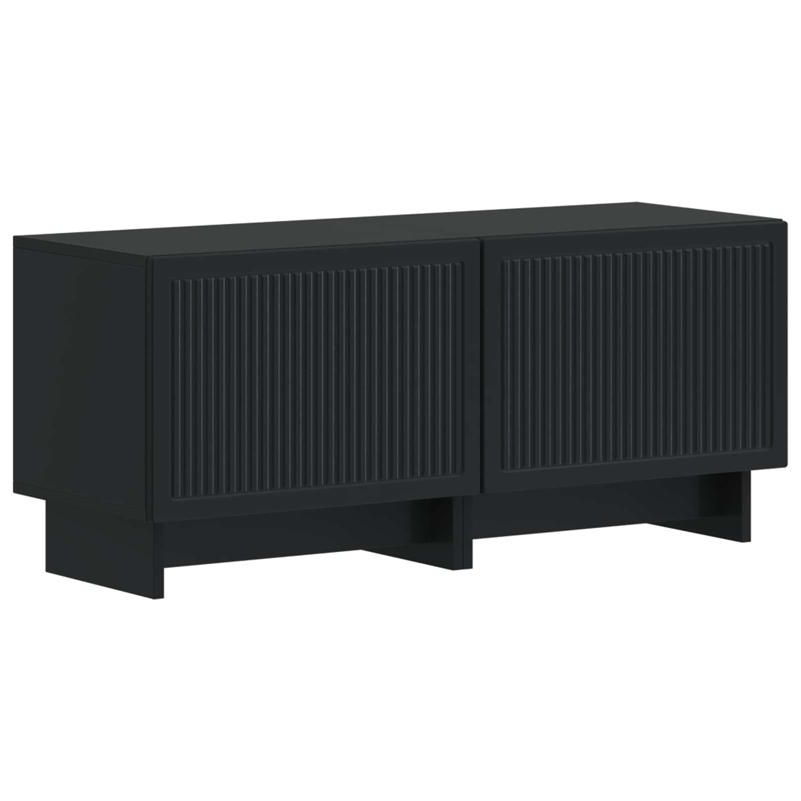 vidaXL Tv-meubel Wit Bewerkt hout