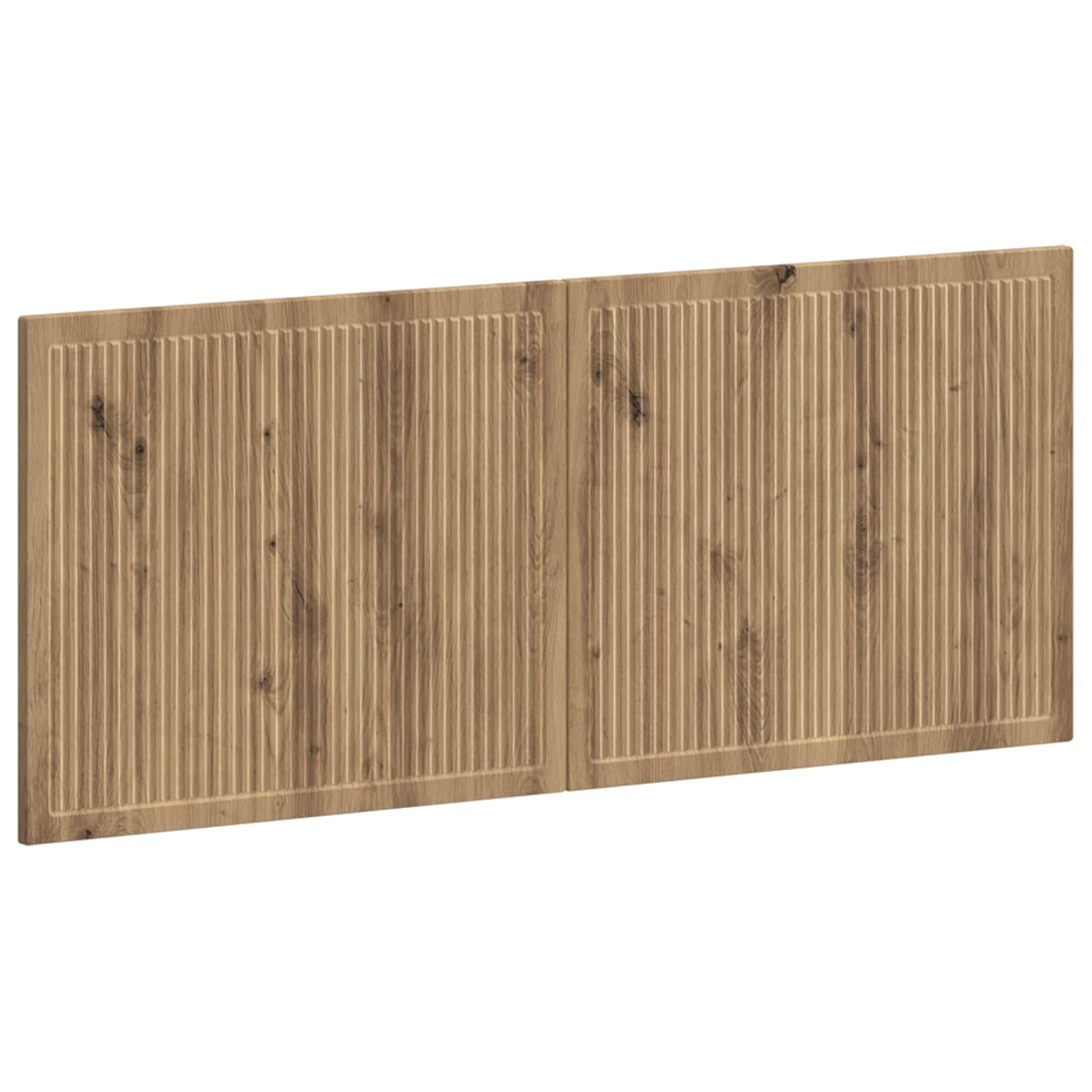 vidaXL Wandgemonteerd Hoofdeinde EDE Wit Bewerkt hout
