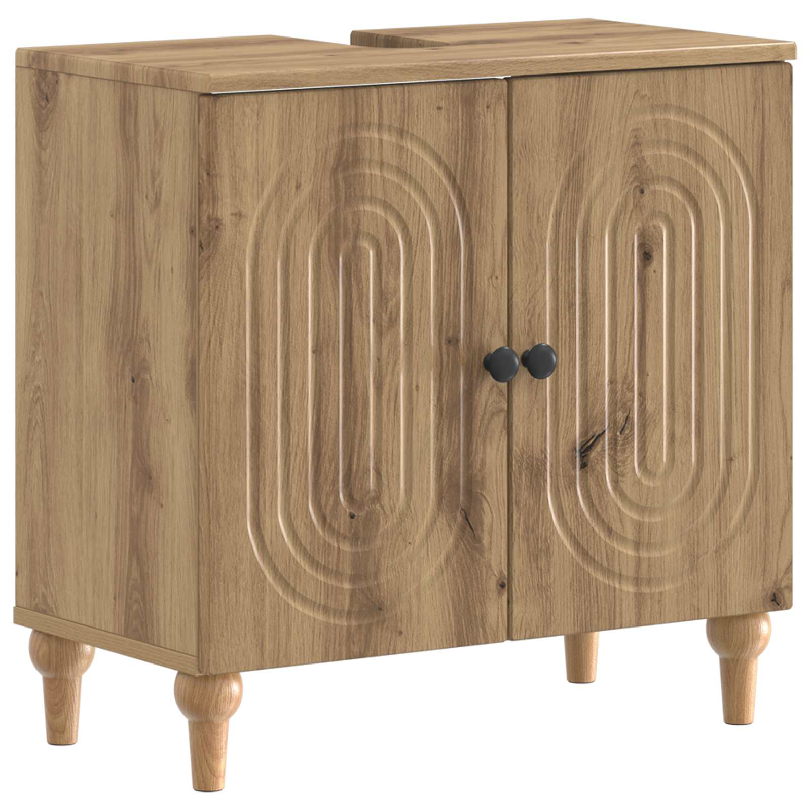 vidaXL Badkamer wastafelkast ALKMAAR Wit 59,5 x 31,5 x 59 cm