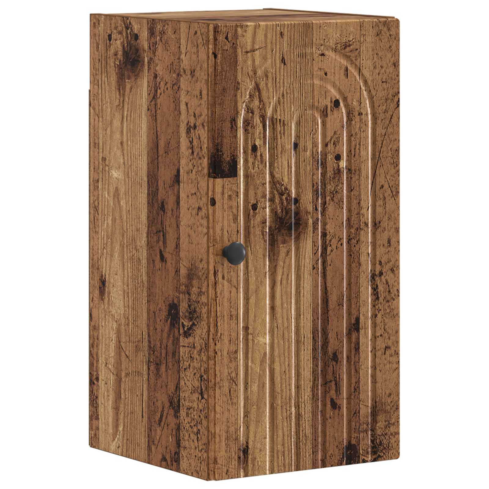 vidaXL Badkamer wandkast ALKMAAR Wit 30 x 31 x 59 cm Bewerkt hout