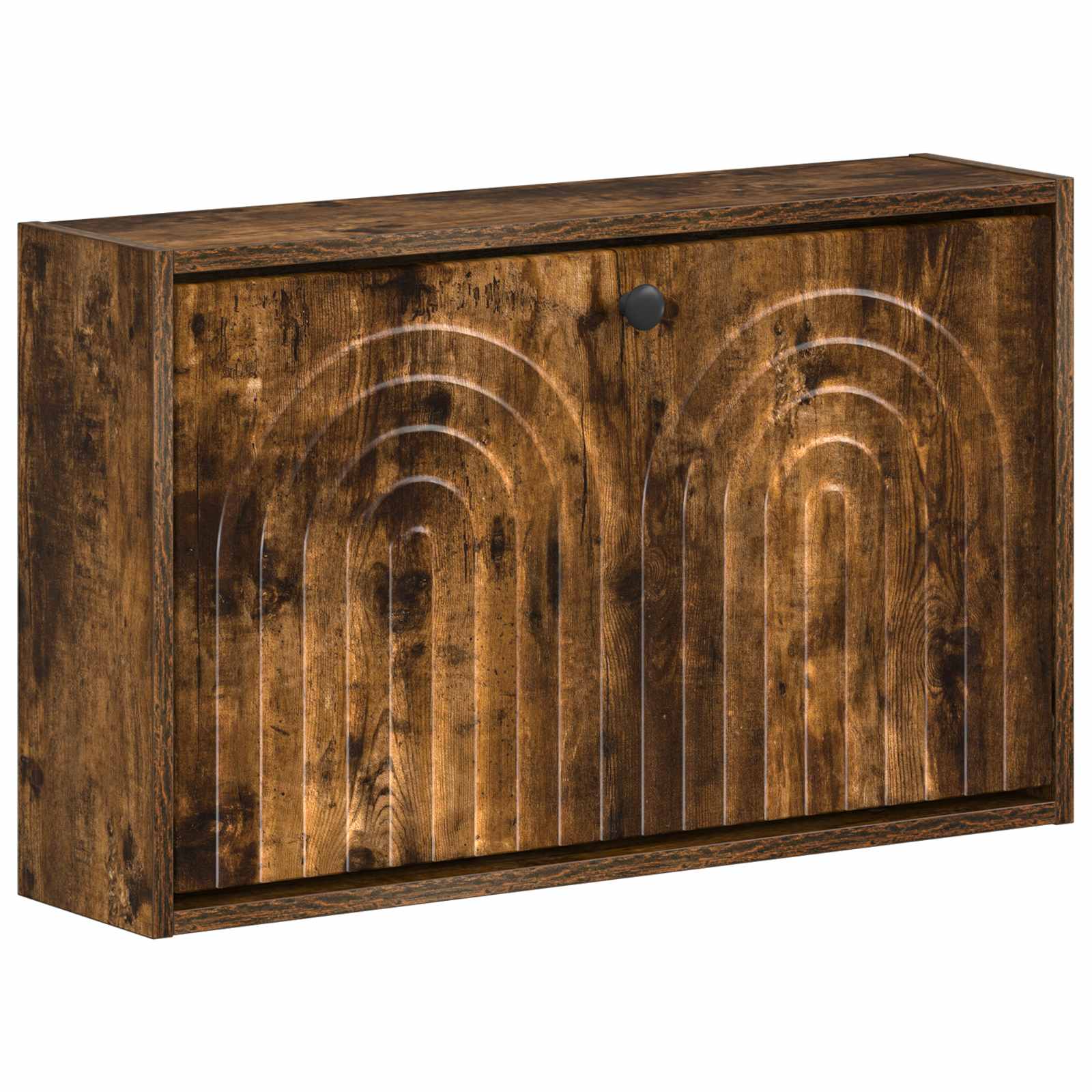 vidaXL Wandgemonteerde Schoenkast ALKMAAR 71 x 17 x 43 cm Bewerkt hout