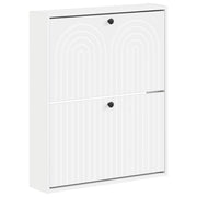 vidaXL Wandgemonteerde Schoenkast ALKMAAR 71 x 17 x 86 cm Bewerkt hout