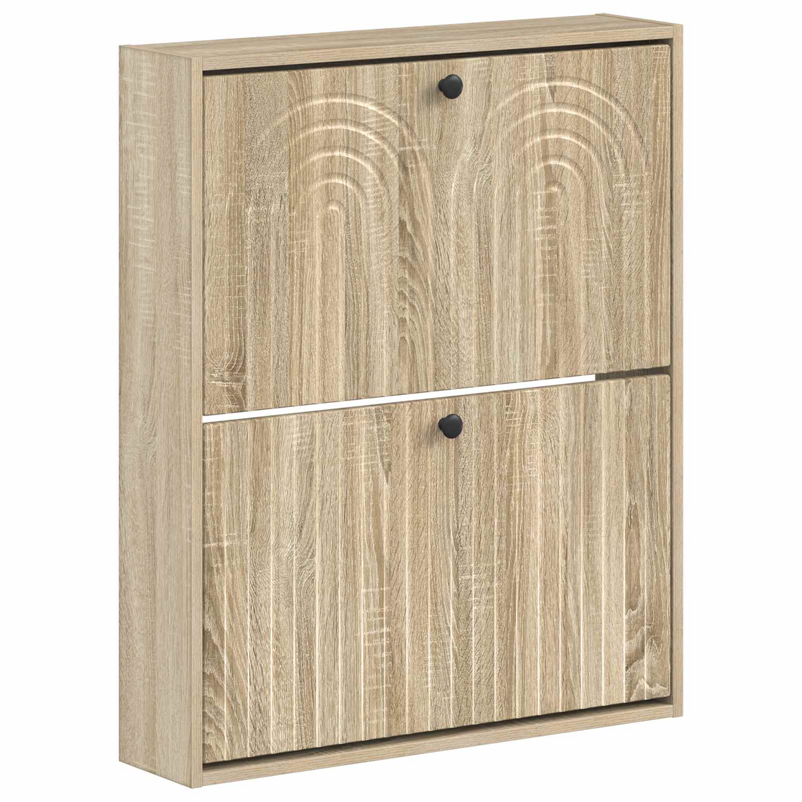 vidaXL Wandgemonteerde Schoenkast ALKMAAR 71 x 17 x 86 cm Bewerkt hout