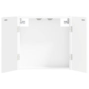 vidaXL Dartbord Kabinet ALKMAAR Wit 52,5 x 10,5 x 53,5 cm Bewerkt hout