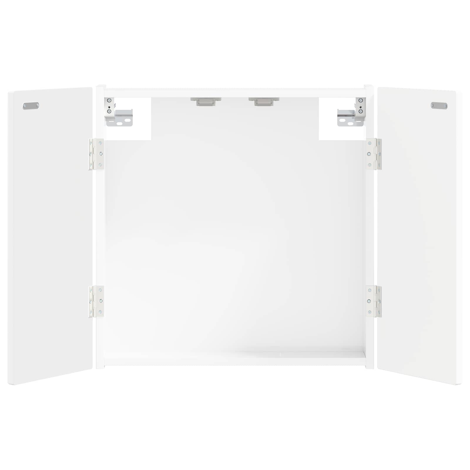 vidaXL Dartbord Kabinet ALKMAAR Wit 52,5 x 10,5 x 53,5 cm Bewerkt hout