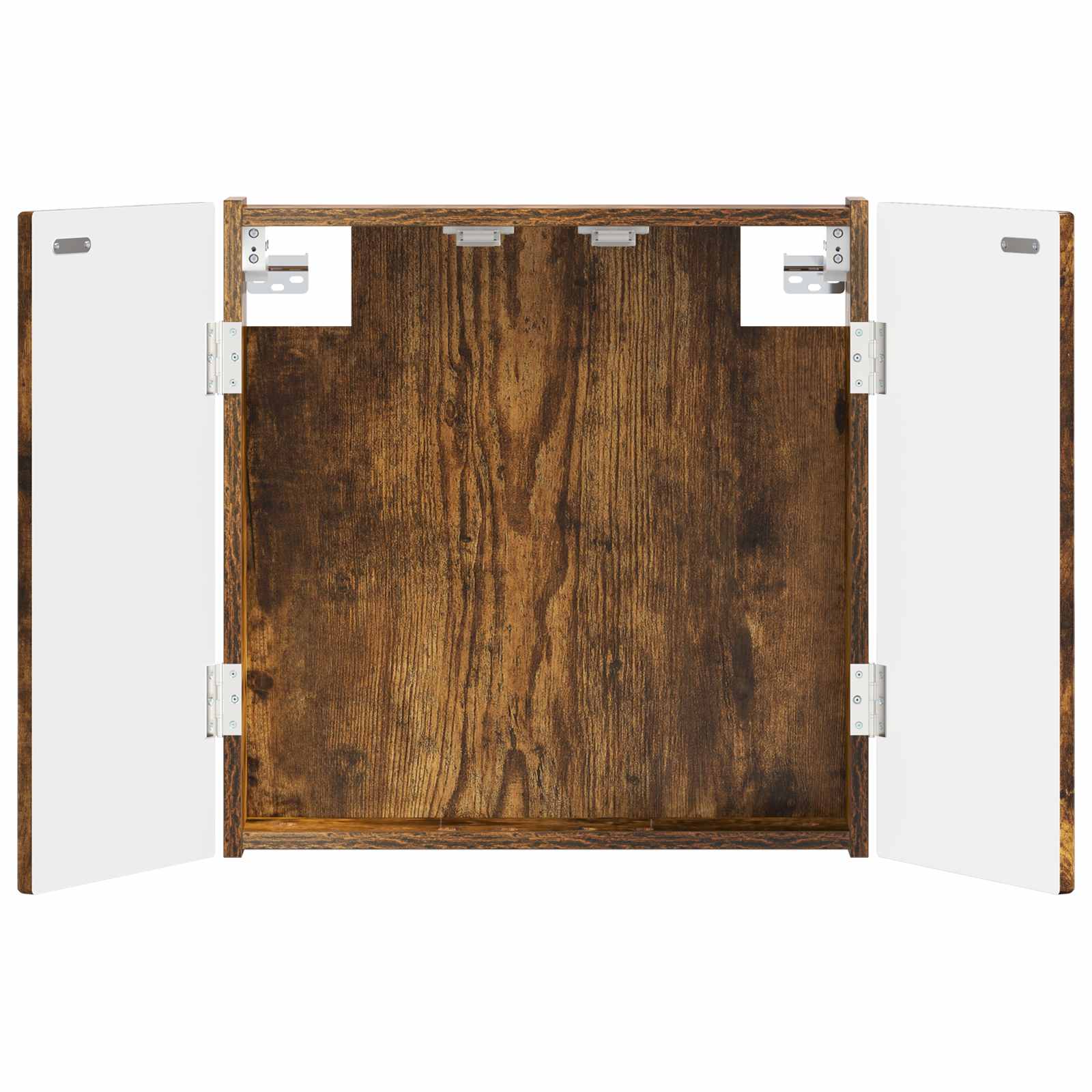 vidaXL Dartbord Kabinet ALKMAAR Wit 52,5 x 10,5 x 53,5 cm Bewerkt hout