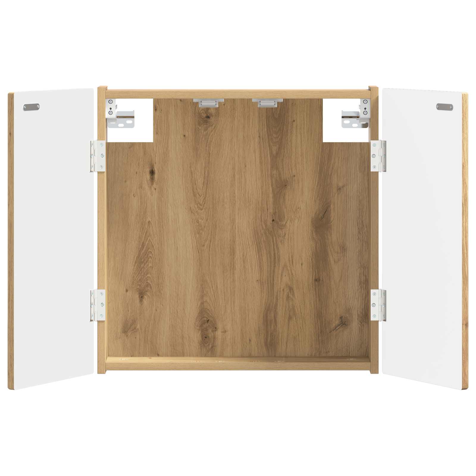 vidaXL Dartbord Kabinet ALKMAAR Wit 52,5 x 10,5 x 53,5 cm Bewerkt hout
