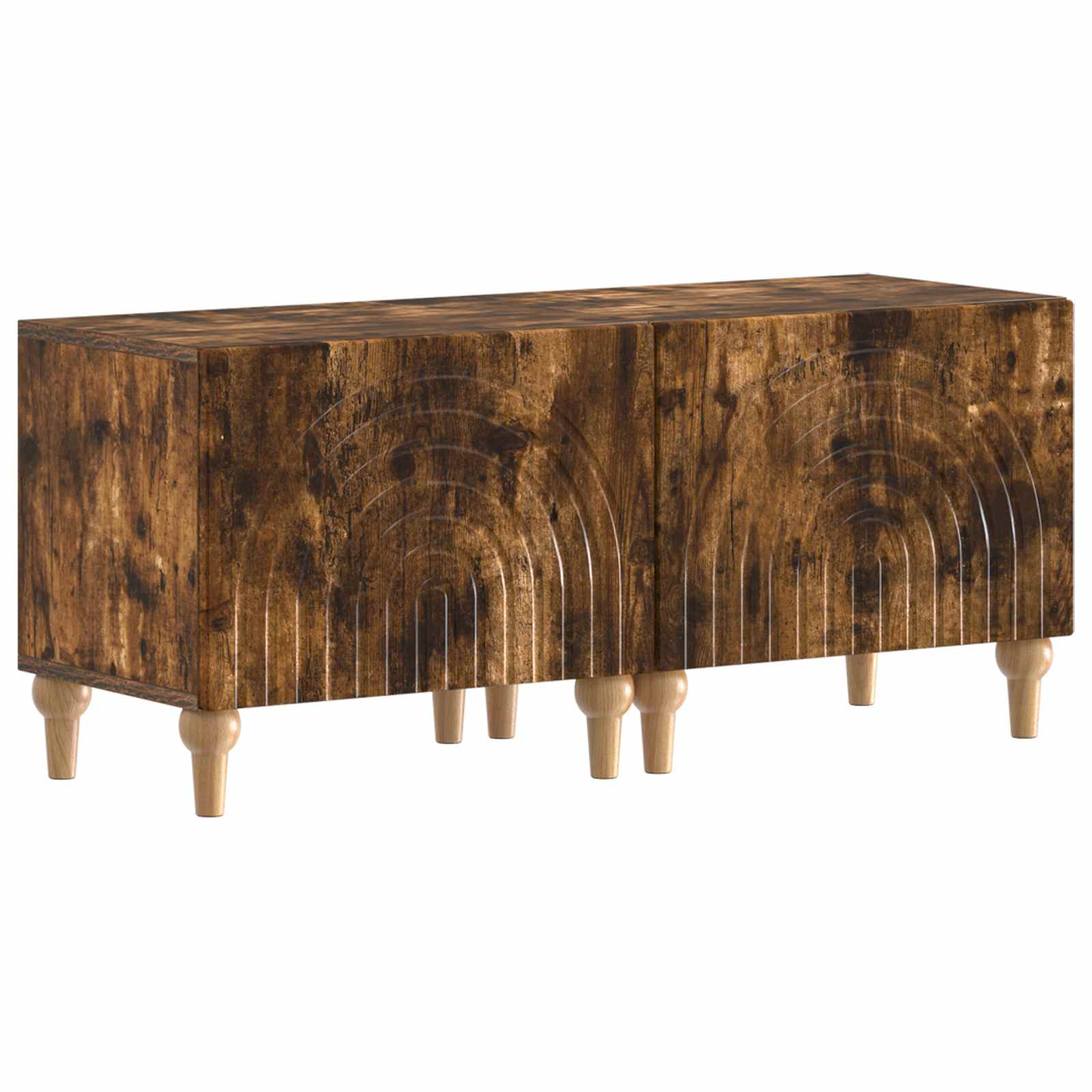 vidaXL Tv-meubel Wit Bewerkt hout