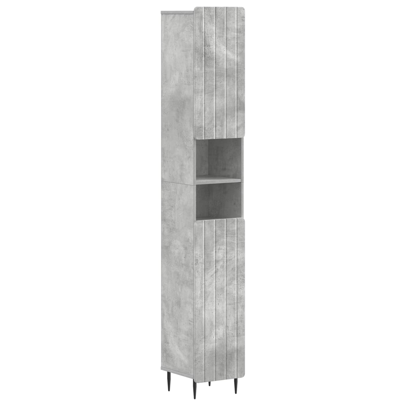 vidaXL Badkamerkast met Open Plank ZWOLLE Wit 30 x 31 x 189,5 cm