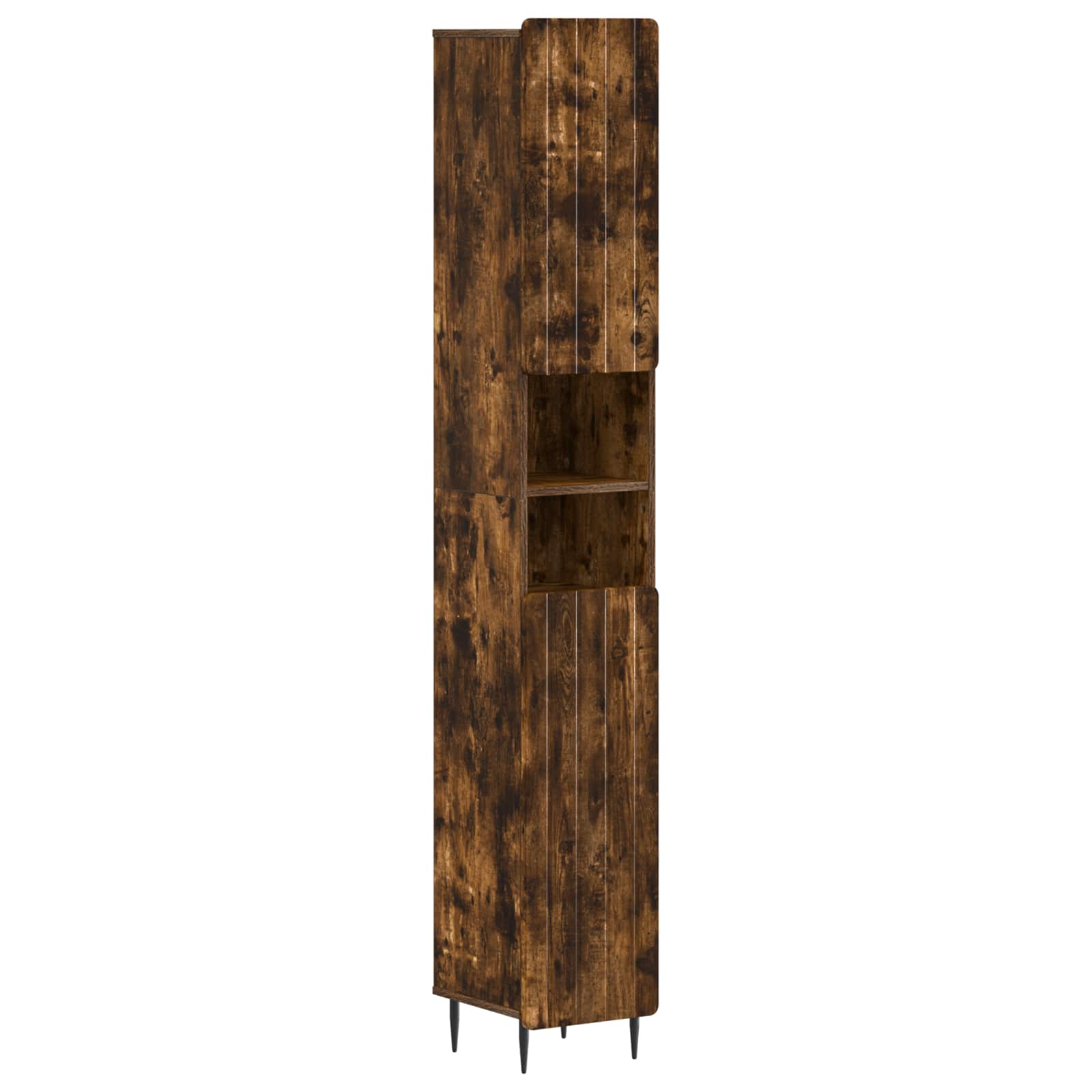 vidaXL Badkamerkast met Open Plank ZWOLLE Wit 30 x 31 x 189,5 cm