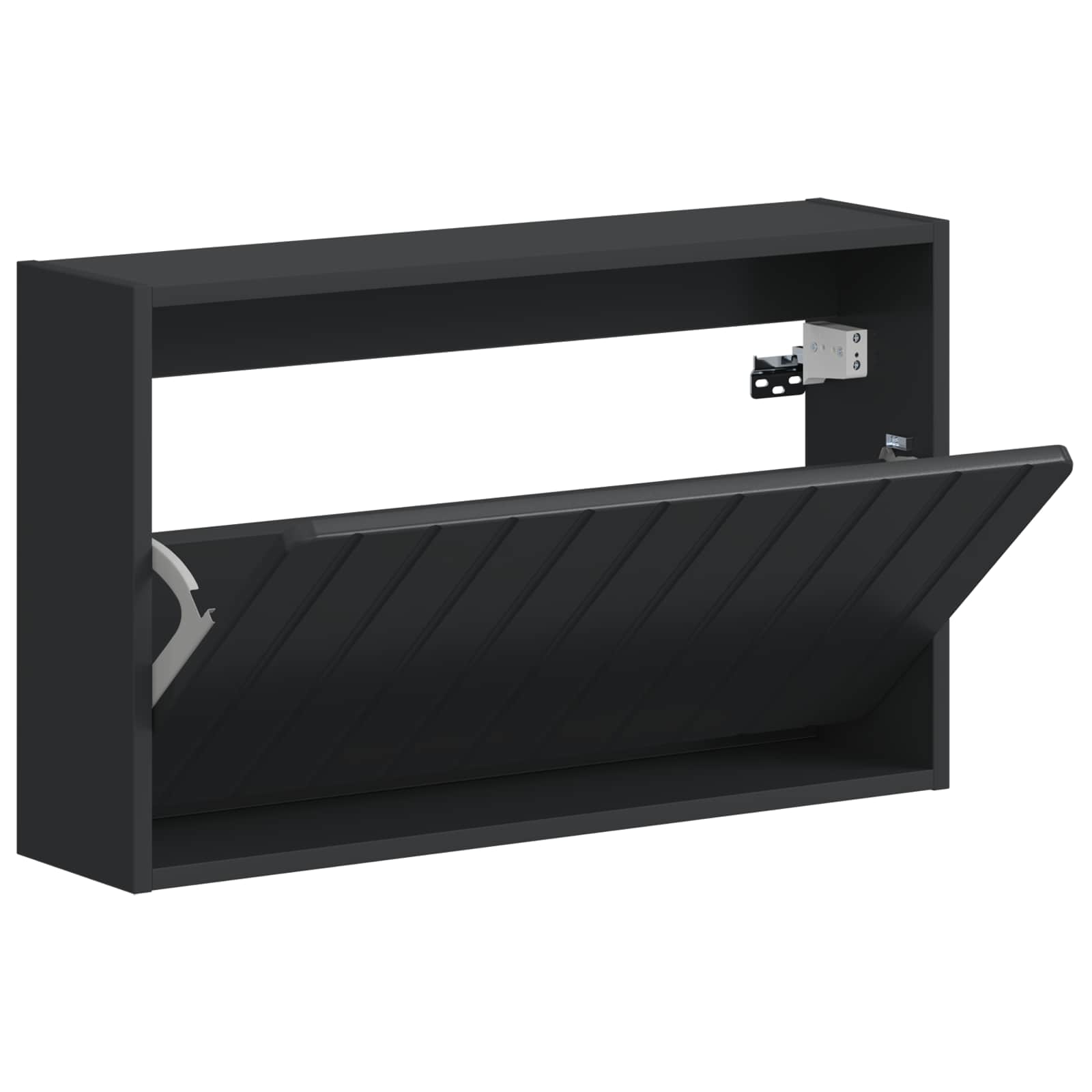 vidaXL Wandgemonteerde Schoenkast ZWOLLE 71 x 17 x 43 cm Bewerkt hout