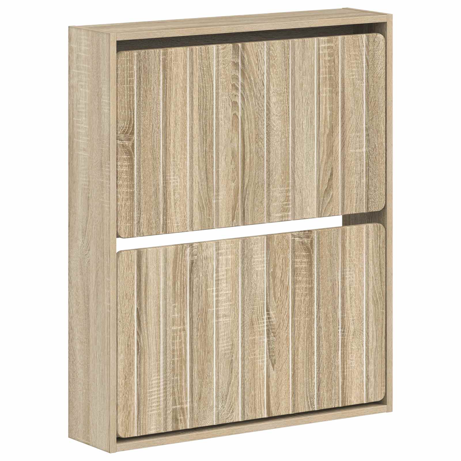 vidaXL Wandgemonteerde Schoenkast ZWOLLE 71 x 17 x 86 cm Bewerkt hout