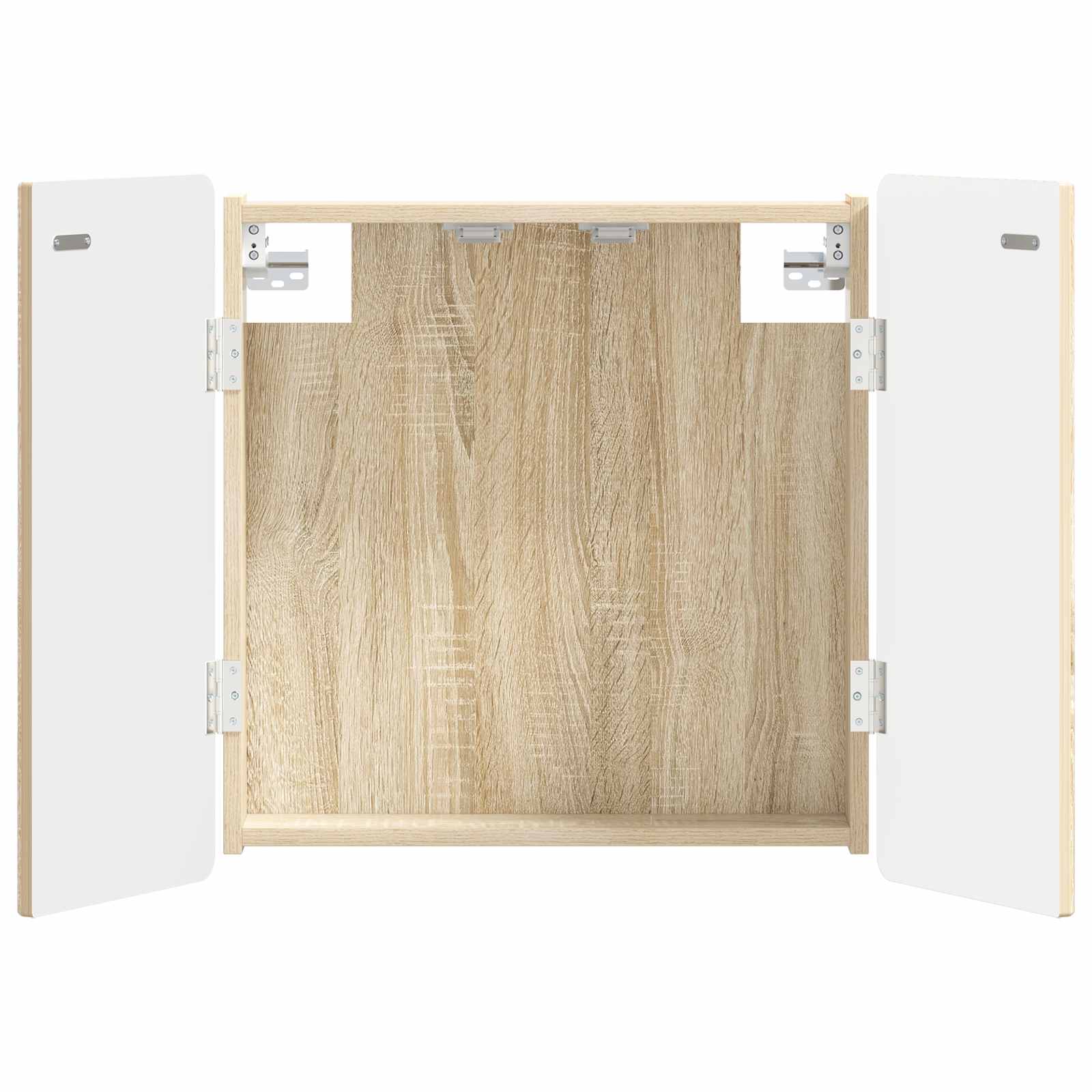 vidaXL Dartbord Kabinet ZWOLLE Wit 52,5 x 10,5 x 57,5 cm Bewerkt hout