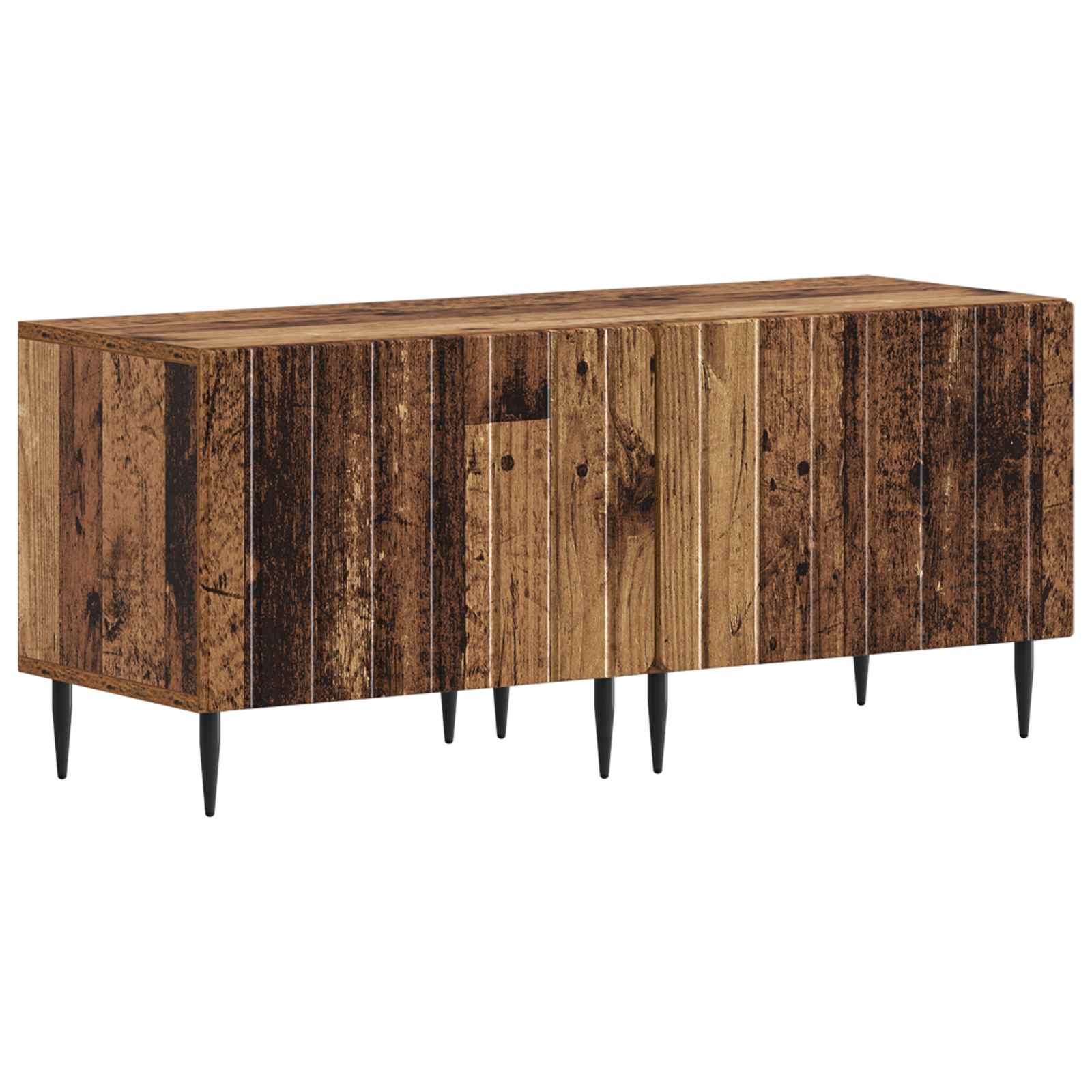 vidaXL Tv-meubel Wit Bewerkt hout
