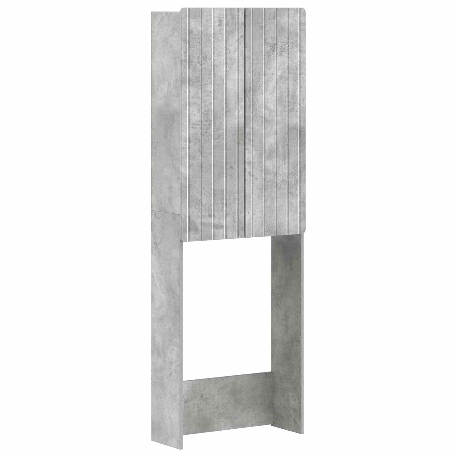 vidaXL Toiletkast ZWOLLE Wit 66 x 25,5 x 190 cm Bewerkt hout