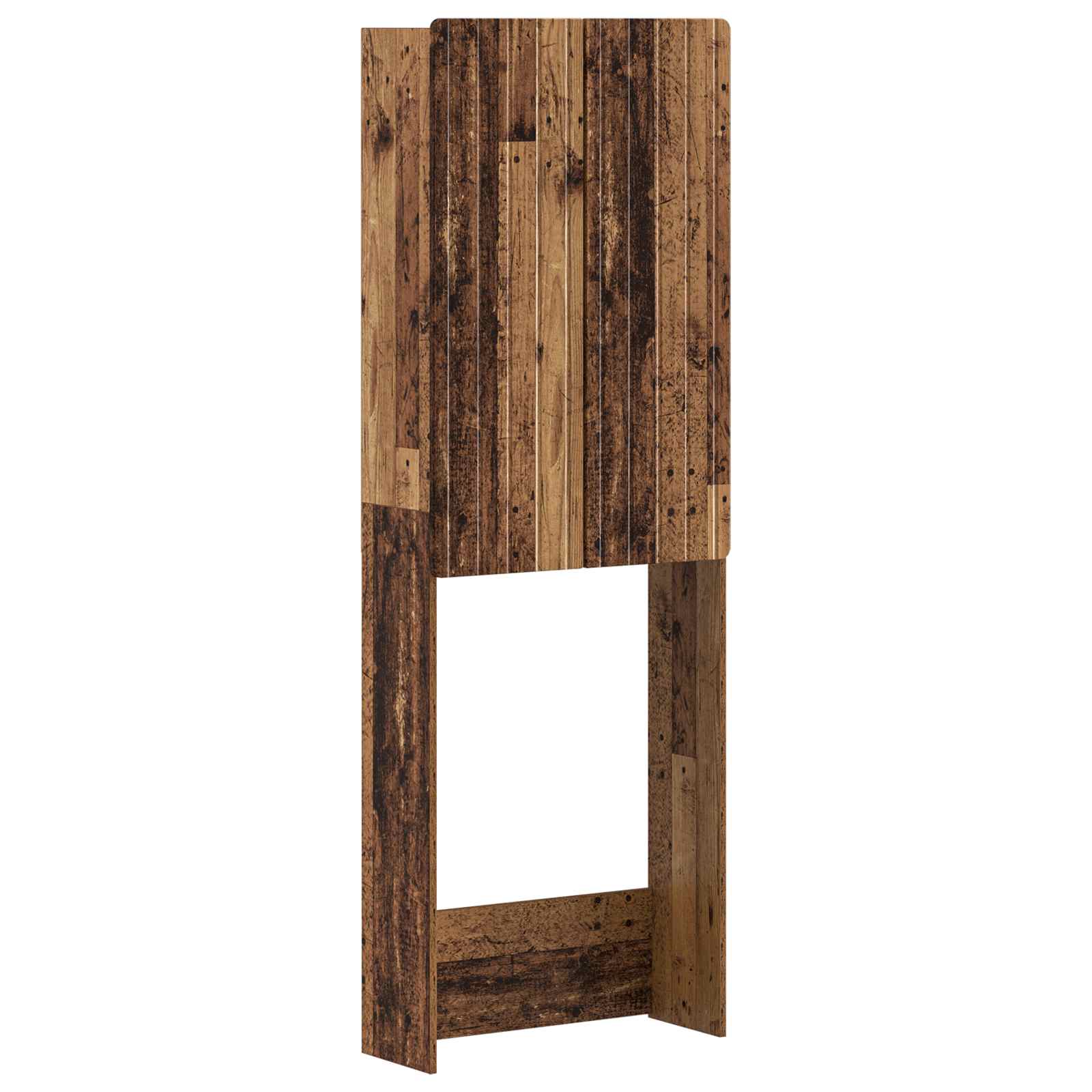 vidaXL Toiletkast ZWOLLE Wit 66 x 25,5 x 190 cm Bewerkt hout