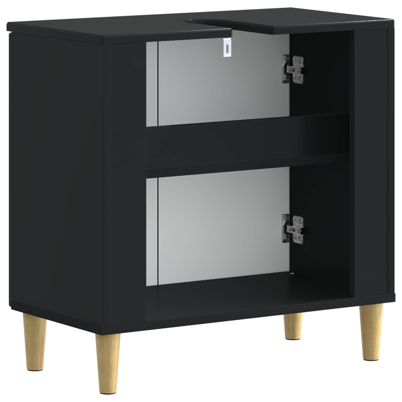 vidaXL Badkamer wastafelkast ARNHEM Wit 59,5 x 31,5 x 59 cm