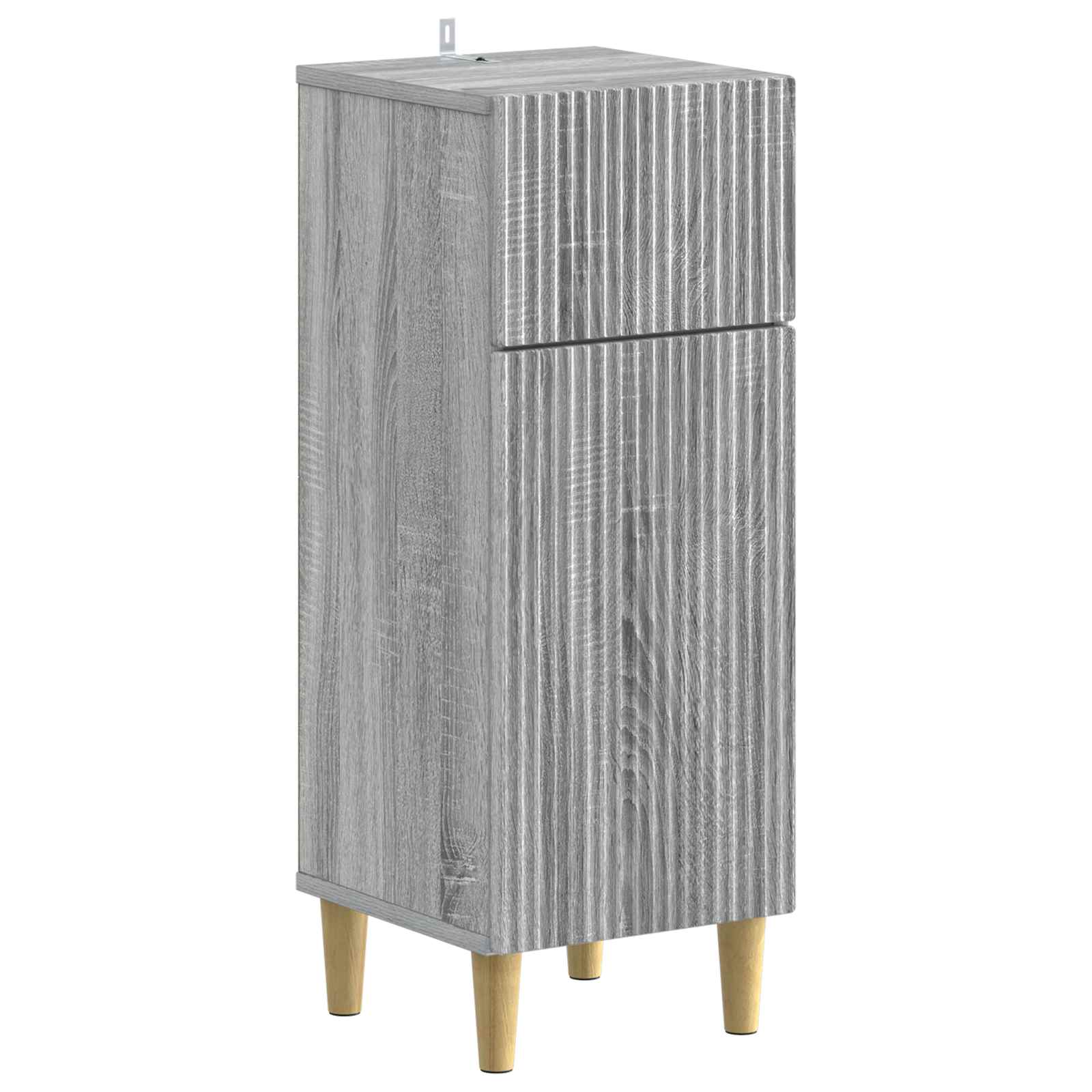 vidaXL Badkamer Opbergkast ARNHEM Wit 30 x 31 x 80 cm Bewerkt hout