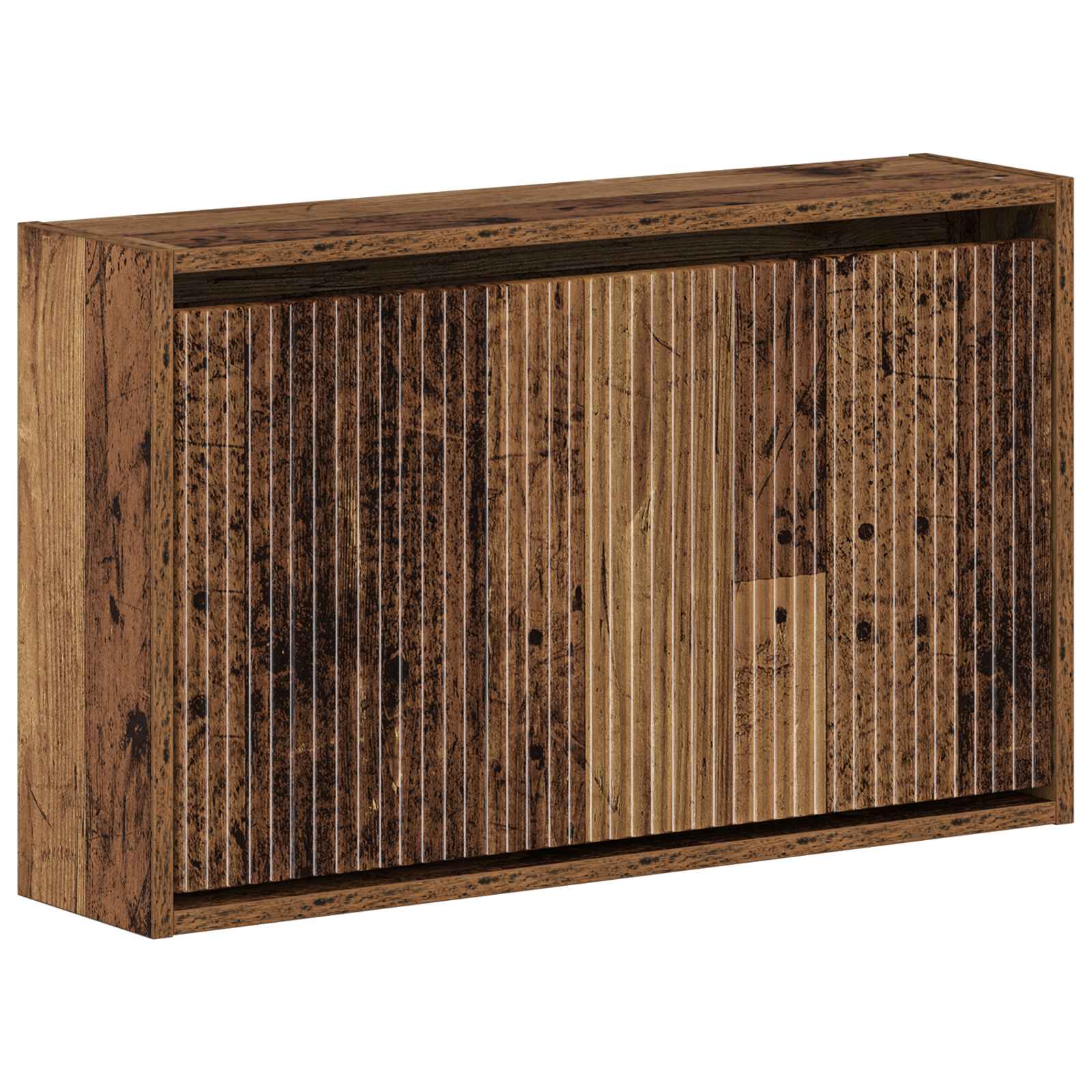 vidaXL Wandgemonteerde Schoenkast ARNHEM 71 x 17 x 43 cm Bewerkt hout