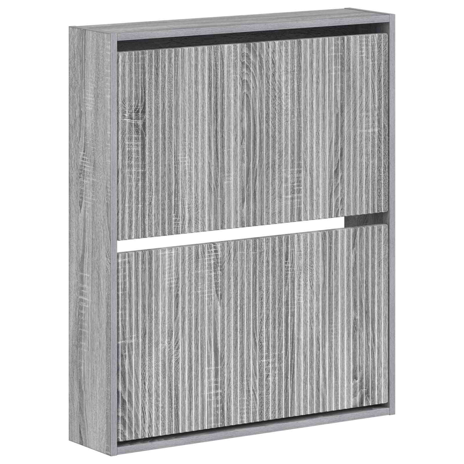 vidaXL Wandgemonteerde Schoenkast ARNHEM 71 x 17 x 86 cm Bewerkt hout
