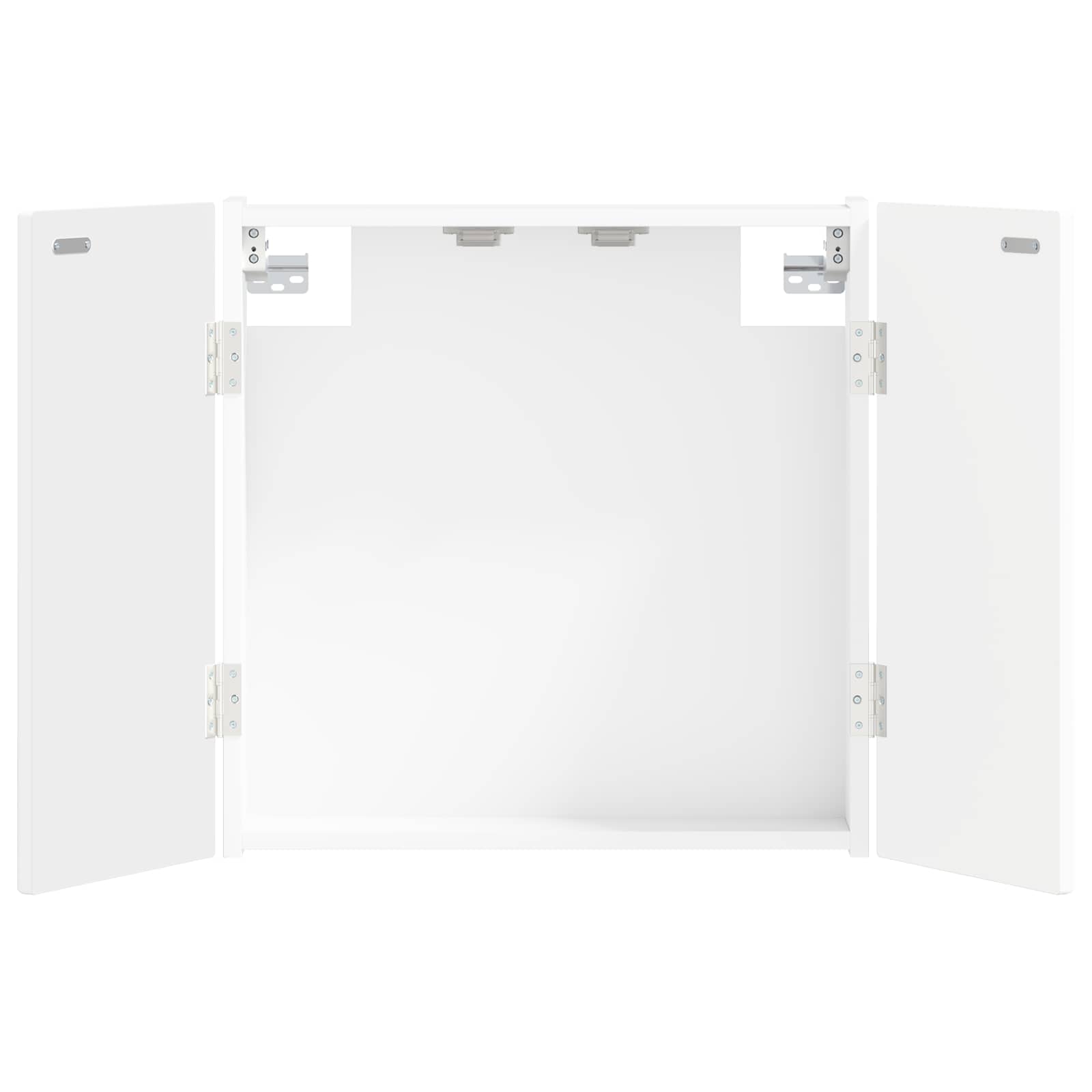 vidaXL Dartbord Kabinet ARNHEM Wit 52,5 x 10,5 x 53,5 cm Bewerkt hout